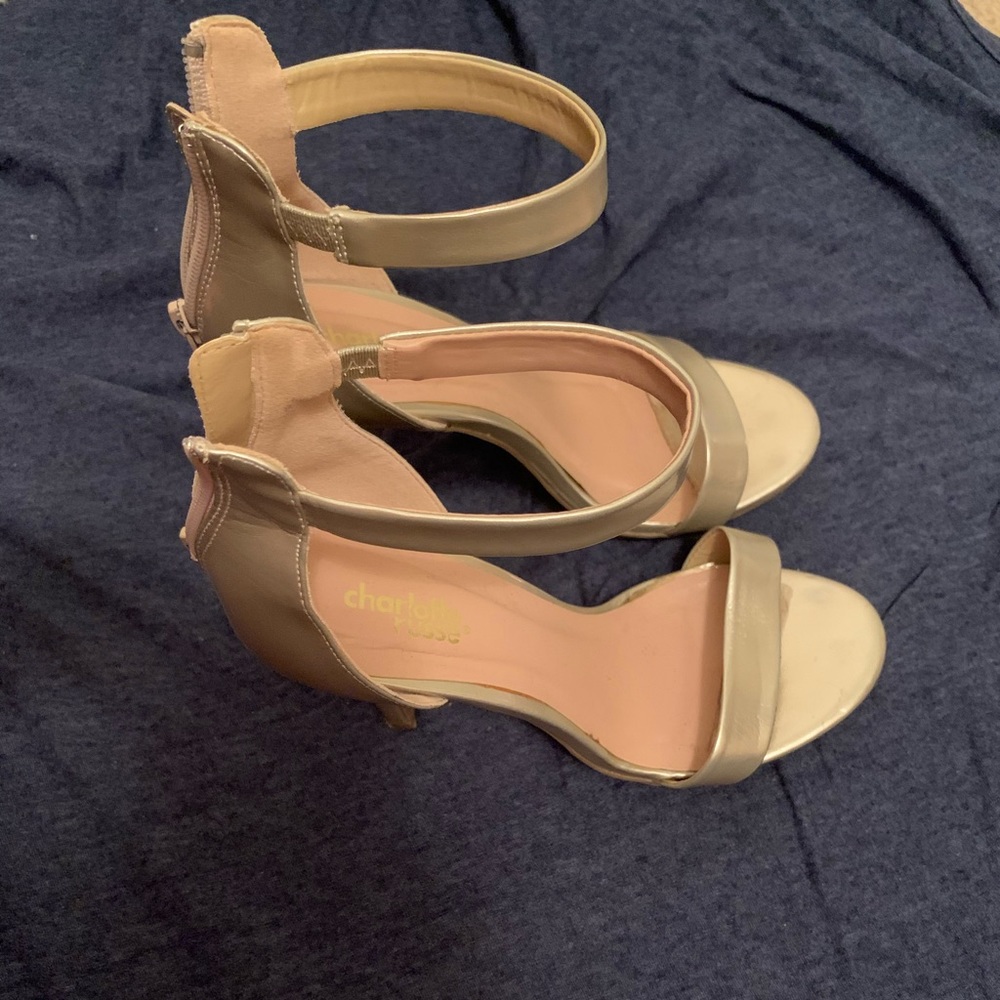 Gold High Heels - Picture 4 of 6